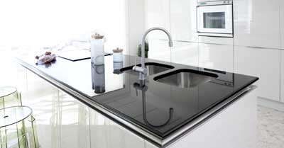 encimera de cocina de silestone